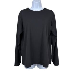 Arc’teryx Top Womens Large Black Long Sleeve Pullover Base Layer Outdoor Hiking